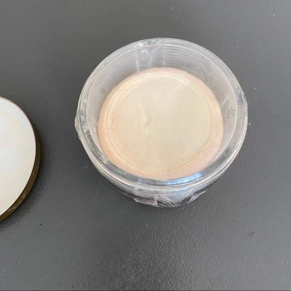 Vintage Powder Jar Antique Cut Glass with Design Lid Art Deco Floral Basket Etch - Picture 4 of 11